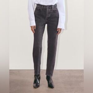 Everlane Women’s The Cheeky Black Denim Crop Jeans size 25